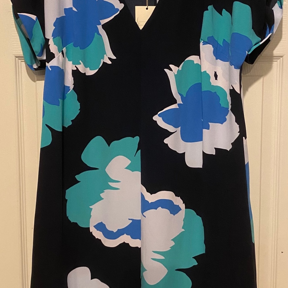 A New Day blue floral dress